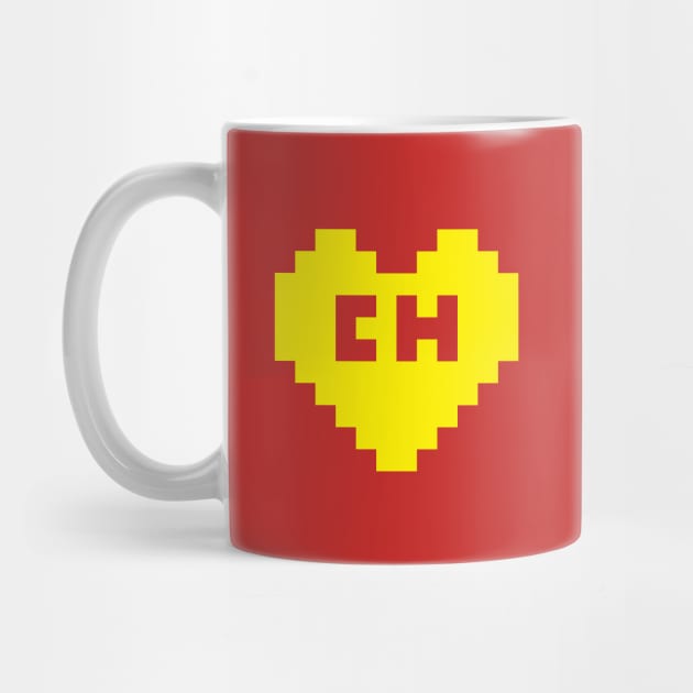 8Bit El Chapulín Heart by L. Marco Miranda